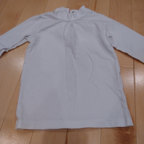 4/20$ 18m grain de ble Z white long sleeve shirt French - Picture 2 of 4